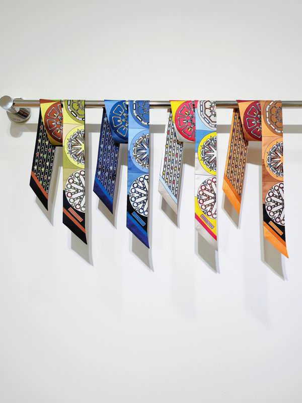 Hermes silk ribbon 5X86cm E051708